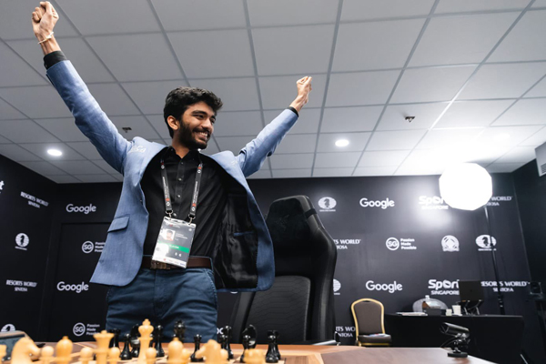 Gukesh D youngest ever World Chess Champion